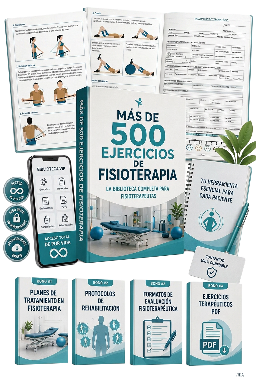 Biblioteca Digital de Fisioterapia: más de 500 ejercicios, herramientas y 4 bonos incluidos