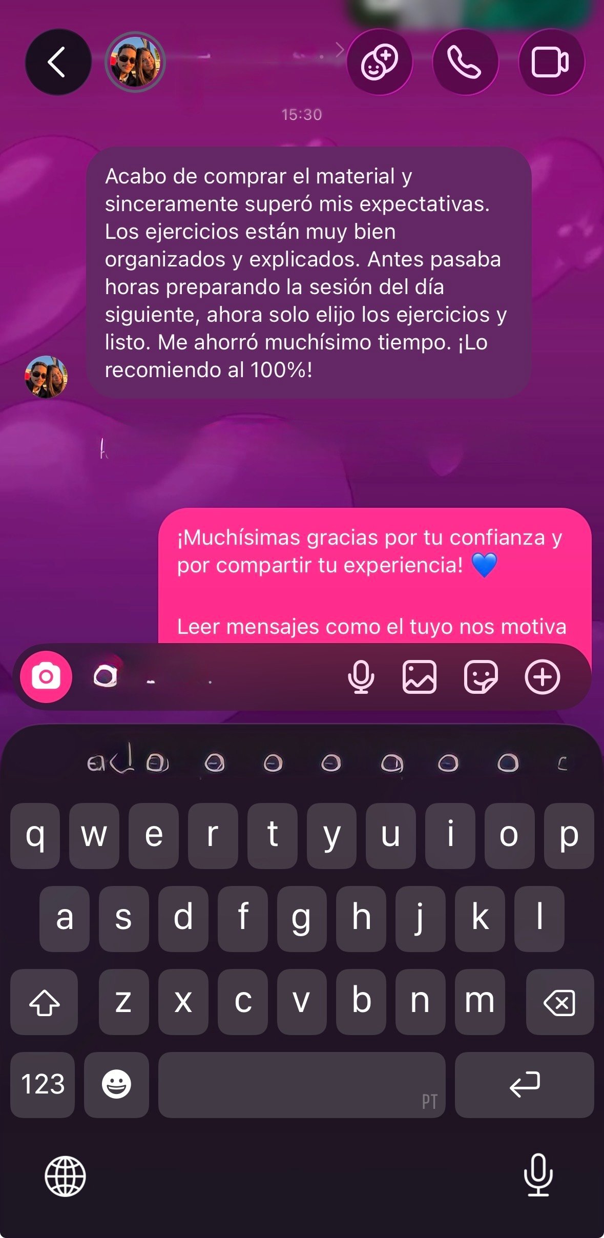 Testimonio de cliente 1
